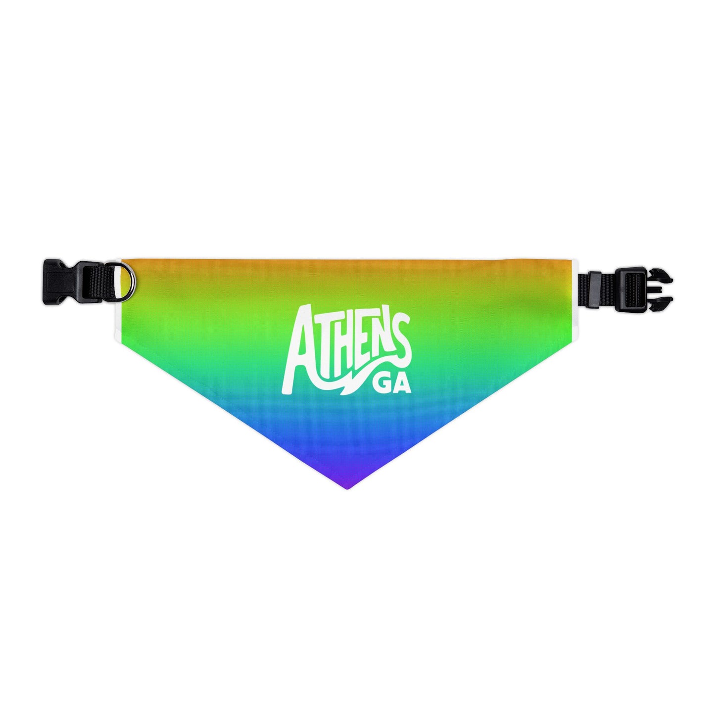 Athens Pride Rainbow Pet Bandana Collar