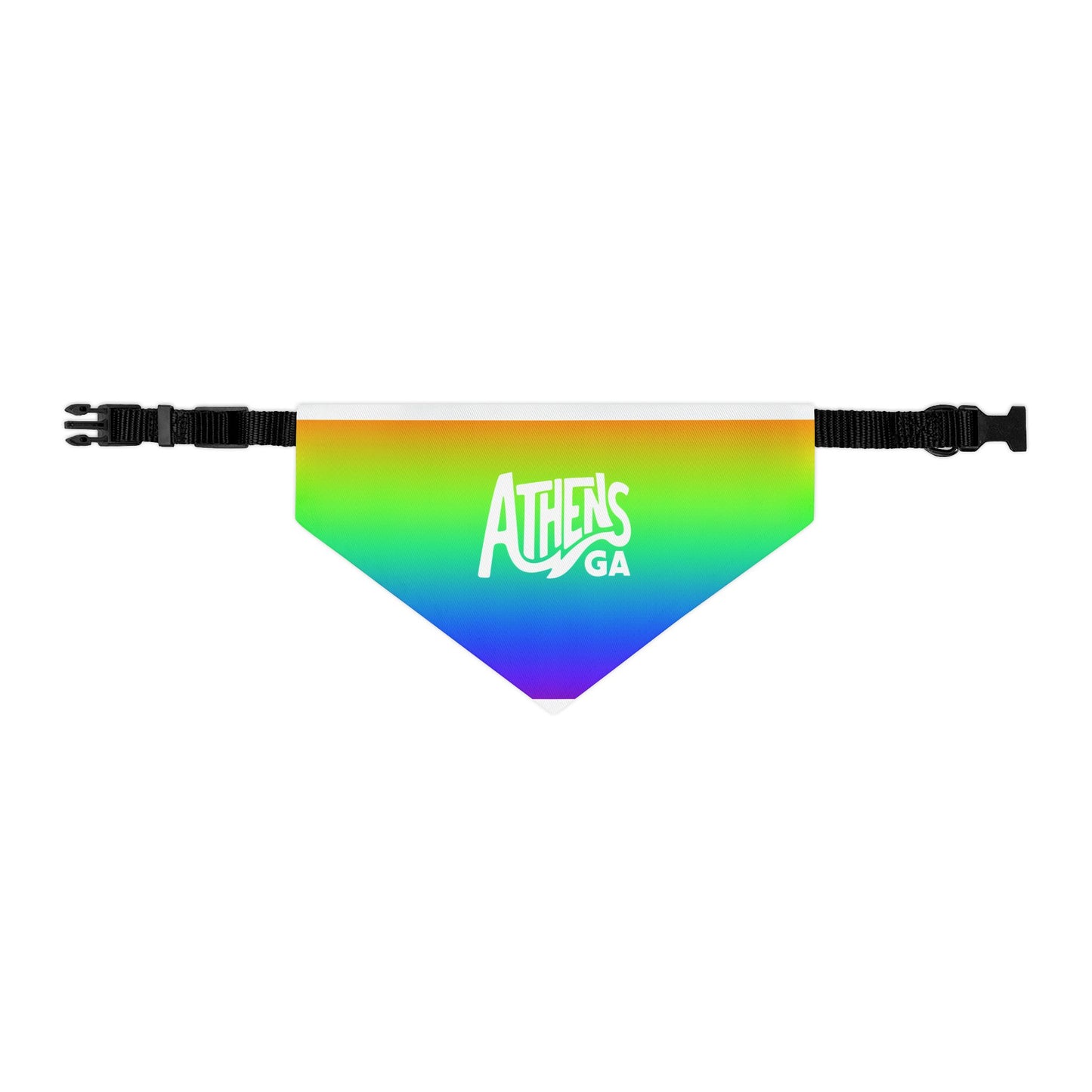 Athens Pride Rainbow Pet Bandana Collar
