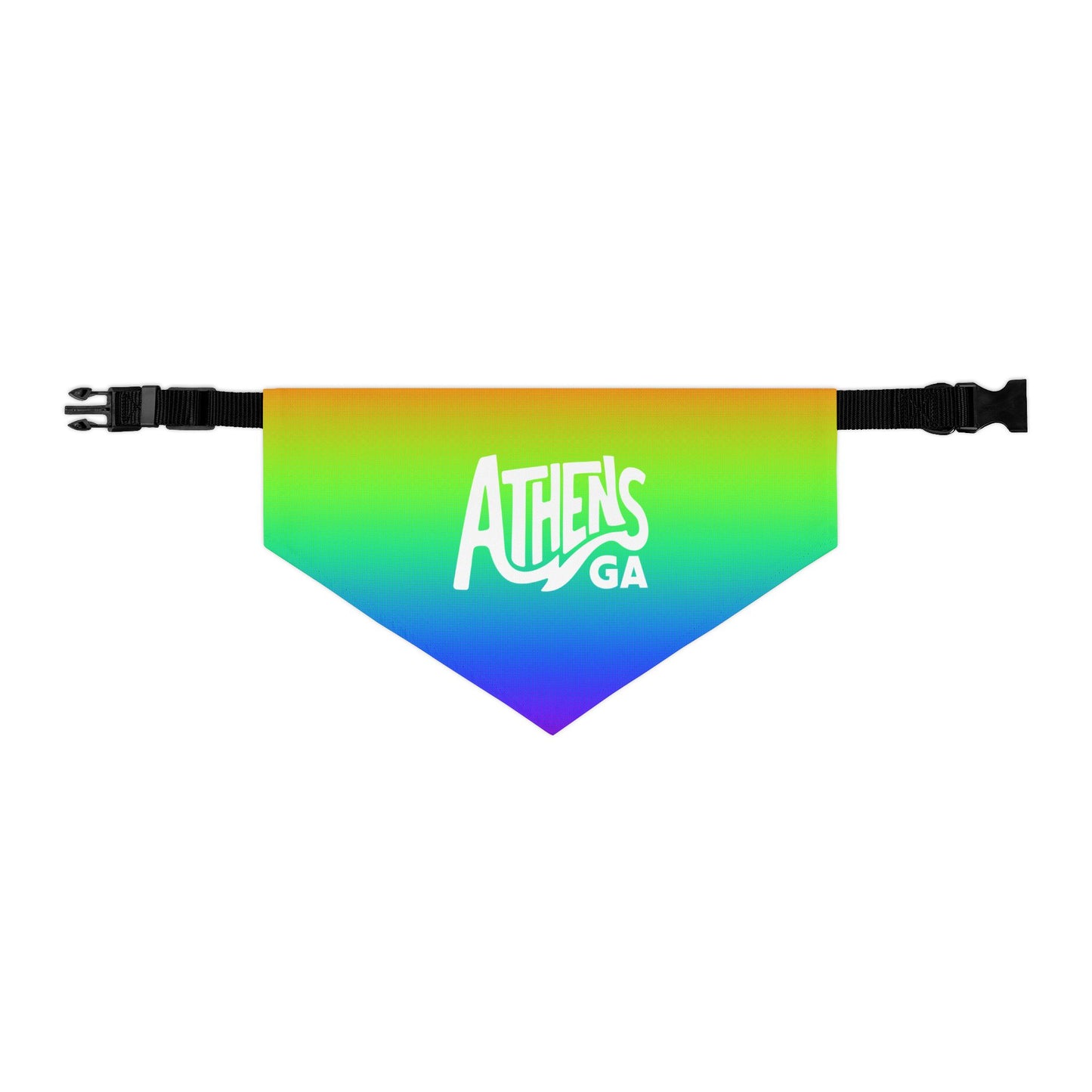 Athens Pride Rainbow Pet Bandana Collar