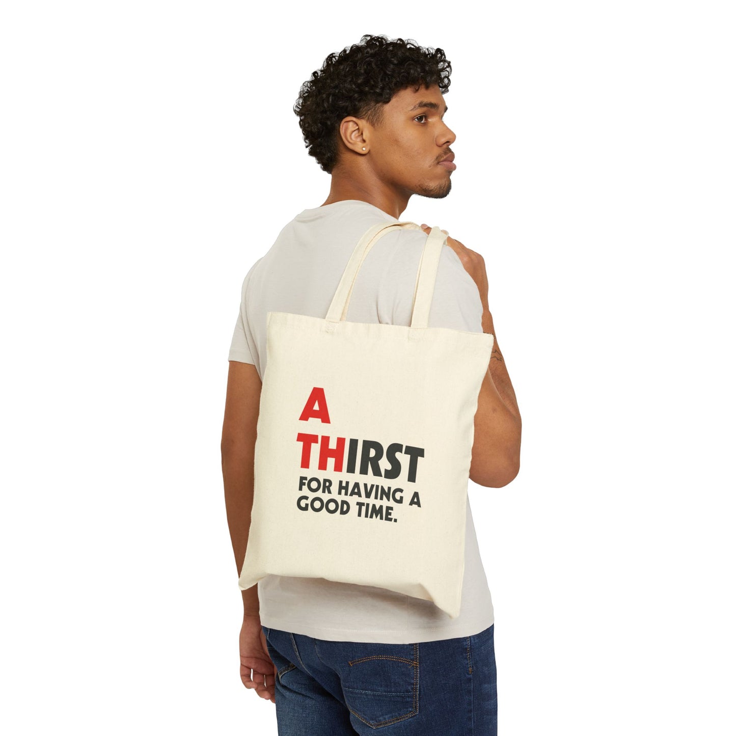 Athens GA "ATHirst For Having A Good Time" Canvas Tote Bag